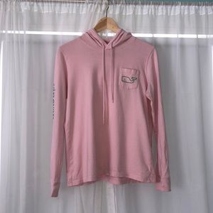 Pink Vineyard Vines Hooded Longsleeve